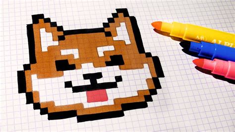 Pixel art fortnite arme facile meilleur camping de france. Handmade Pixel Art - How To Draw Kawaii Dog #pixelart - YouTube