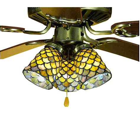 If there is a specific light kit or replacement shade that you're after, feel free to let us know by filling out the contact form. Meyda 27470 Tiffany Fishscale Fan Light Shade