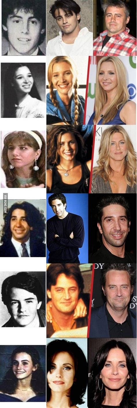 Friends Cast Before Then And Now