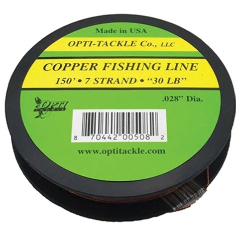 Opti Tackle Copper Fishing Line By Opti Tackle At Fleet Farm