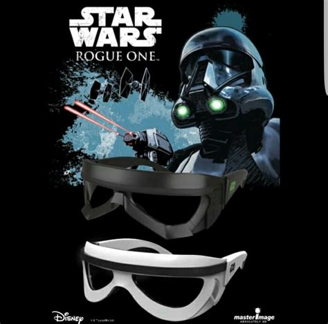 star wars rogue one 3d glasses revealed hot starwars