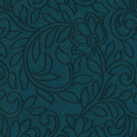 Fabric Polyester Jacquard Rt7934e 002 Persian Floral Teal Richard