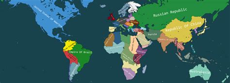 Map Of The World With Borders World Map