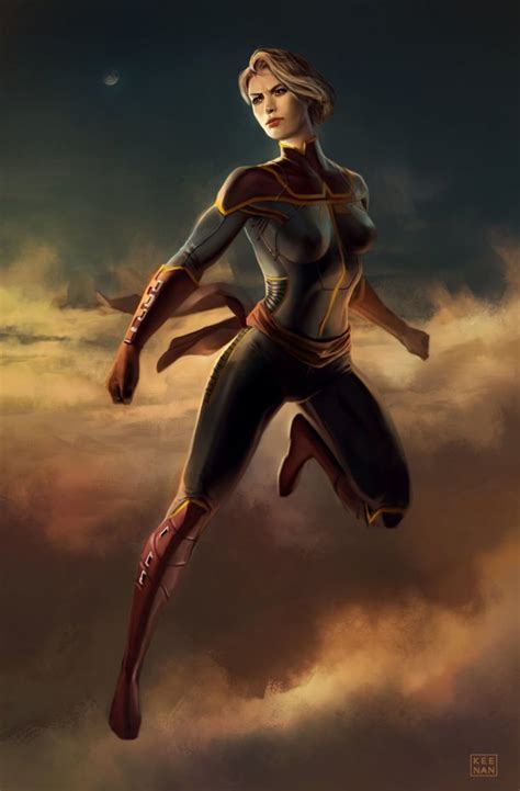 Captain Marvel By Dave Keenan