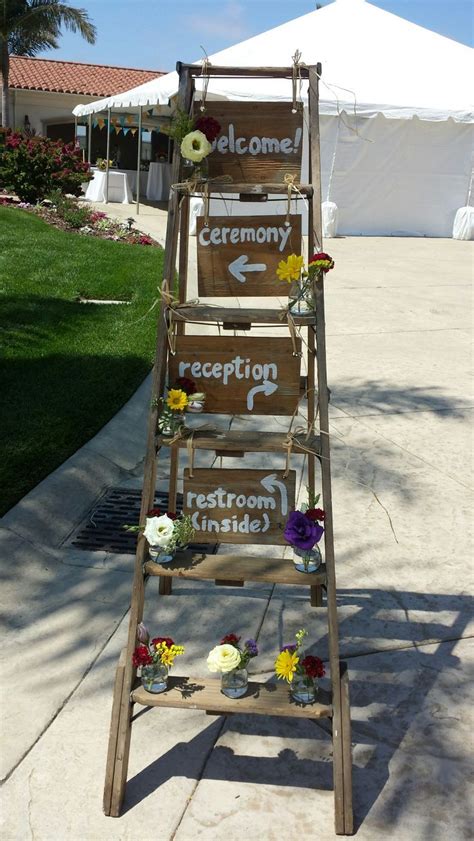 How To Decorate Your Vintage Wedding With Seemly Useless Ladders