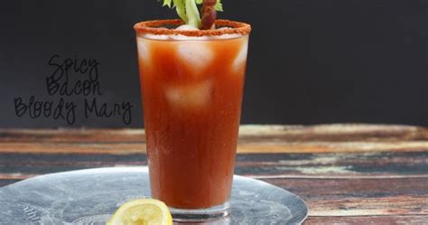 Spicy Bacon Bloody Mary And Bacon Infused Vodka All Roads Lead To The