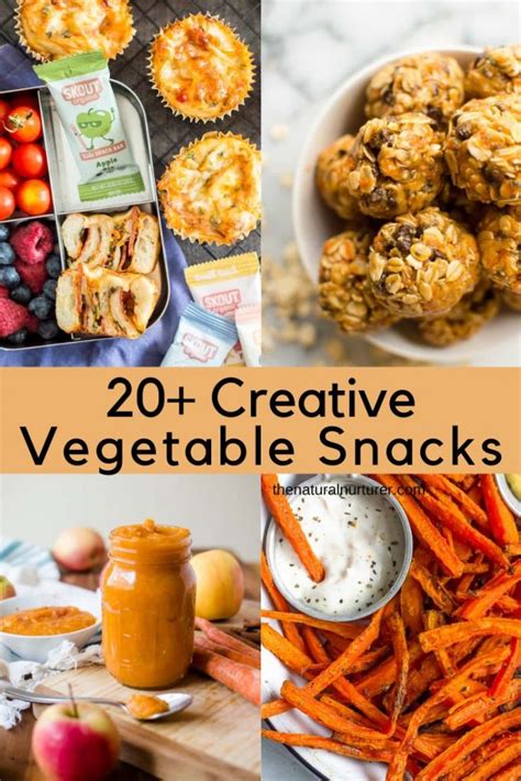 20 Creative Vegetable Snacks The Natural Nurturer