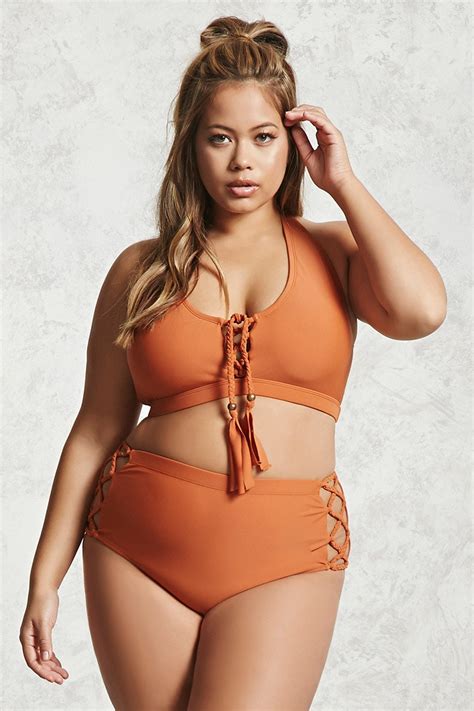 forever 21 releases new plus size swimwear collection teen vogue