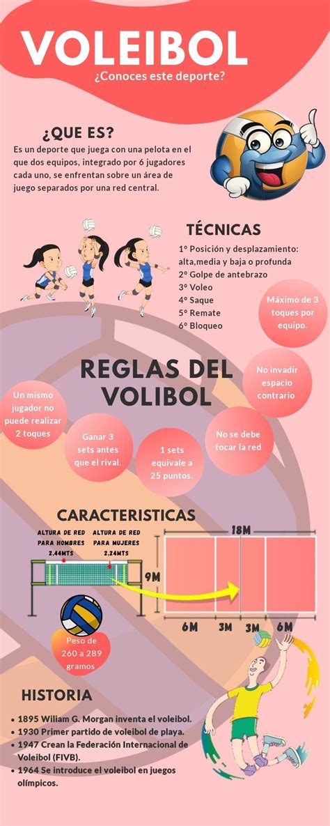 Infografia De Voleibol The Best Porn Website