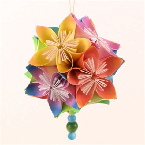 Elegant Seashell Origami Kusudama Flower Ball Paper Flowers Origami Jan