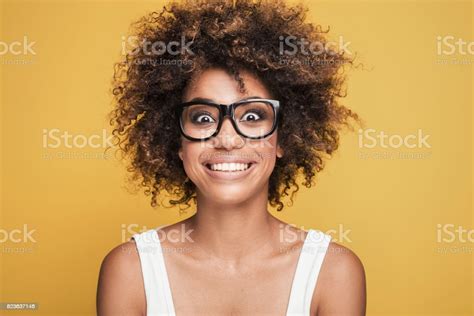 African American Girl Wearing Eyeglassessmiling Stock Photo Download