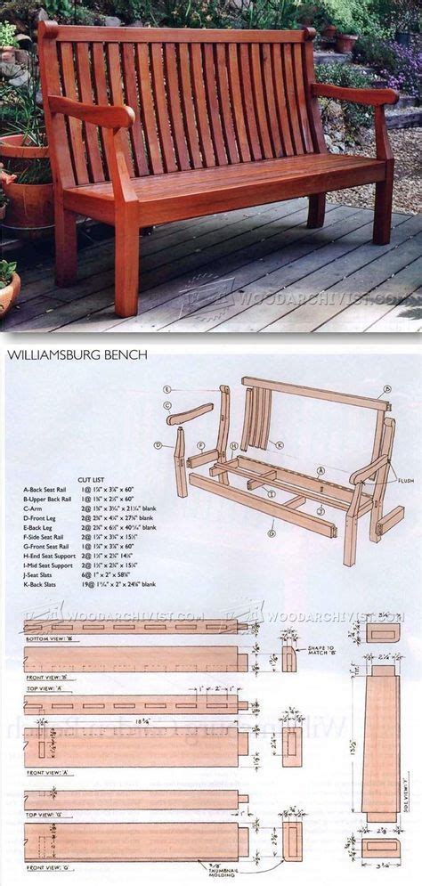 Garden Bench Plans Outdoor Furniture Plans And Projects