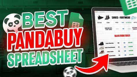 The Best Pandabuy Spreadsheet Ever 1000 Finds Youtube