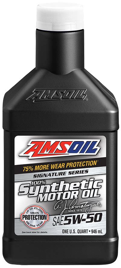 Amsoil Signature Series Synthetic Sae 5w 50 Motor Oil