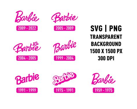 Barb Logos Barbi Svg Png Svg Princess Silhouette Pink Doll Etsy Australia