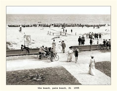 The Beach Palm Beach Fl 1905 Vintage Beach Photos Old Photos
