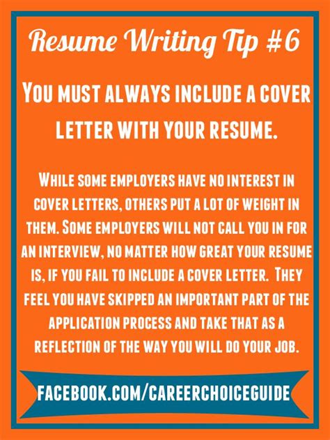 From a career in a large company to a decent salary for covering all your expenses! Resume Writing Quick Tip - You must always include a cover ...