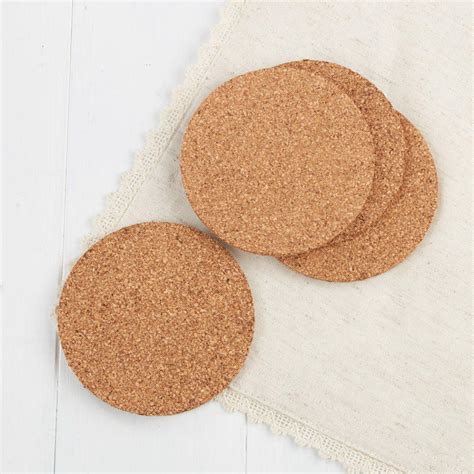 Round Cork Coasters New Items Factory Direct Craft