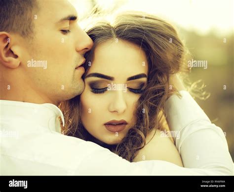 Sensual Wedding Couple Stock Photo Alamy