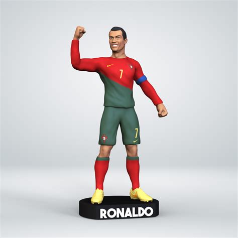 Archivo Stl Cristiano Ronaldo 🇵🇹・modelo De Impresora 3d Para Descargar