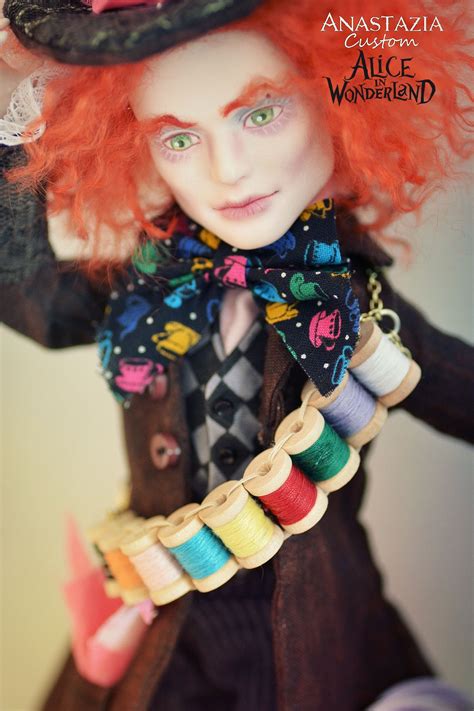Monster High Custom Ooak Customized Doll Mad Hatter Alice In Wonderland Куклы