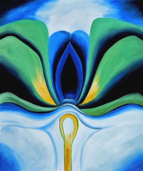 Georgia o'keeffe rejected sexual interpretations of her paintings. New to the American Art Gallery: an original hand painted ...