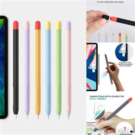 How does the apple pencil 1 & 2 compare vs the difference between the apple pencil 1 and apple pencil 2 is which generation ipad it connects to, an additional gesture feature of double. For Apple Pencil 1/2 Gen Silicone Grip Case Cover Holder ...