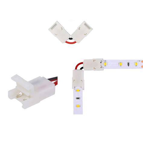 Pin Mm L Shape Ip Led Strip Connector