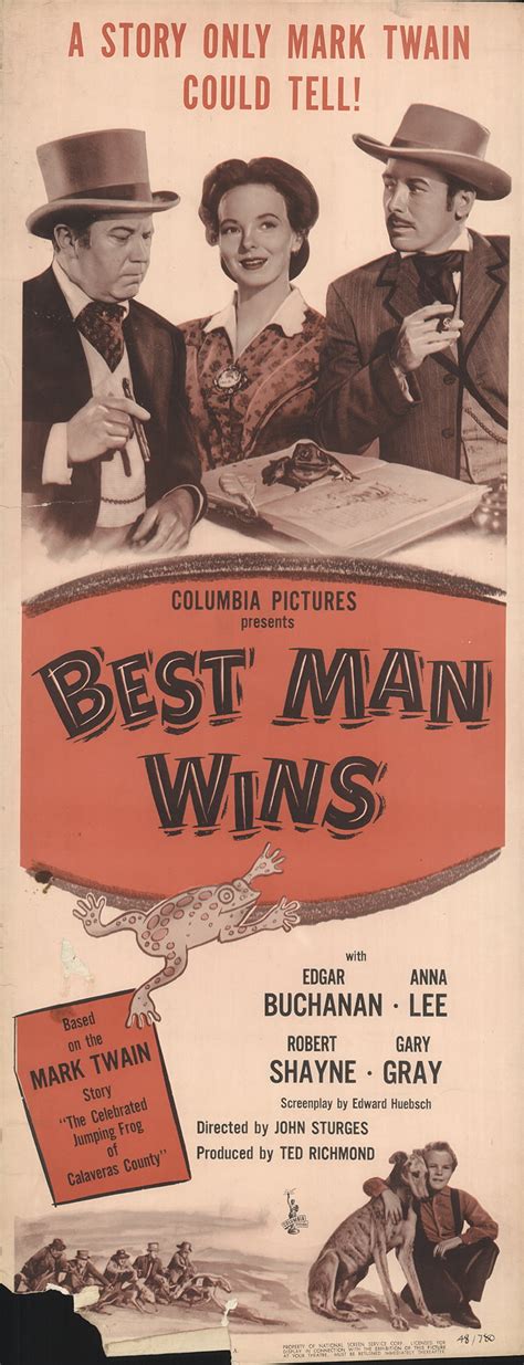 Best Man Wins 1948 Laminated Movie Poster Version 1 20 Inch By 30