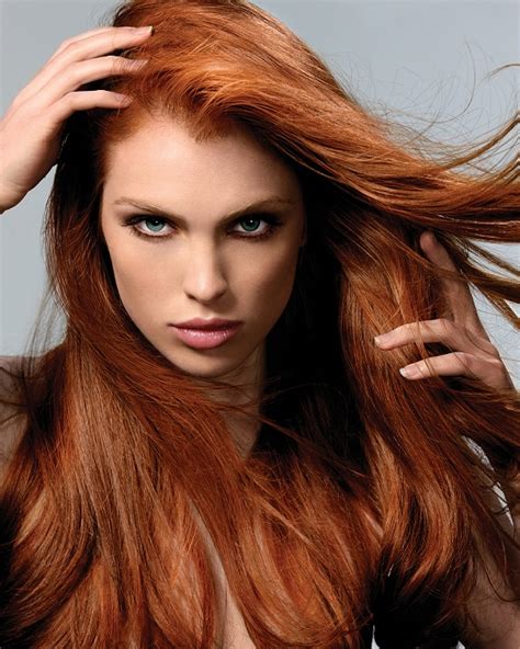 fryzura długie rude proste włosy fryzury galeria