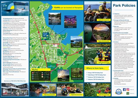 Park Map Rotorua Top 10 Holiday Park