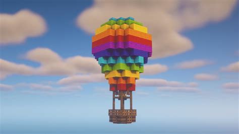 Minecraft How To Build A Hot Air Balloon Easy Tutorial My Xxx Hot Girl