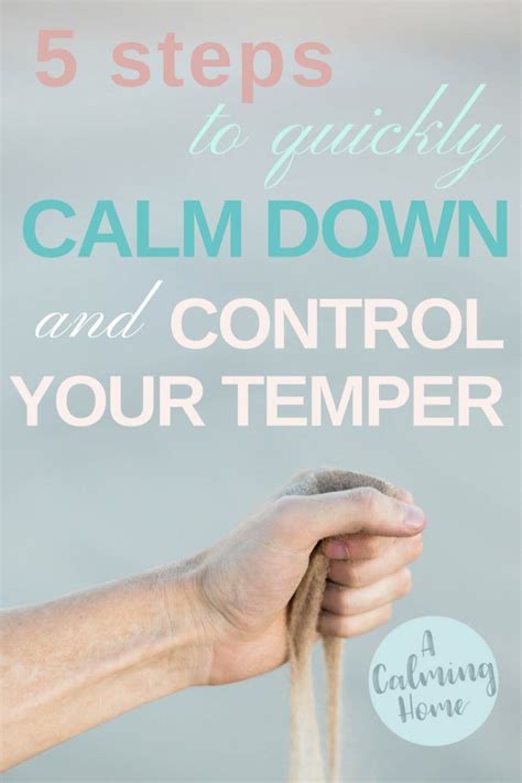 5 Steps To Quickly Calm Down And Control Your Temper How To Control