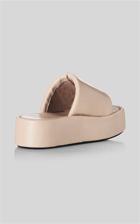 Alias Mae Andi Slides In Cream Leather Showpo Nz
