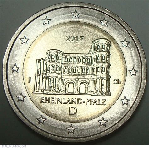 2 Euro 2017 J Rheinland Pfalz 2 Euro Commemorative 2002