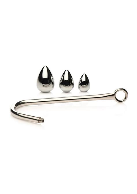 Master Series Anal Hook Trainer With 3 Plugs Stainless Steel From Cherry Pie Online