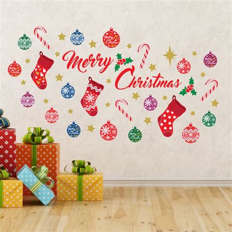 The Holiday Aisle Merry Christmas Wall Decal And Reviews Wayfair