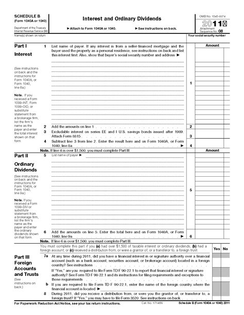 Form 1040 Schedule B Instructions Bond Premium 2021 Tax Forms 1040