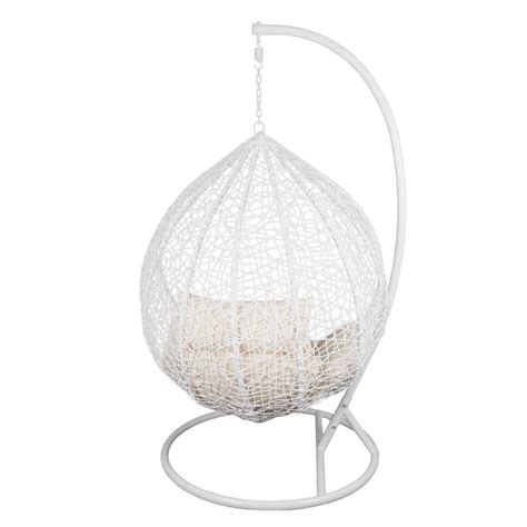 Hängesessel mit gestell günstig online bestellen. Hängesessel mit Gestell Rattan Korb Hängekorb Polyrattan ...