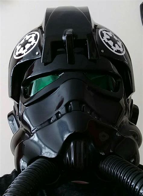 Tie fighter custom painted airbrushed motorcycle helmet. TIE Fighter Pilot Helmet Kit - Page 2