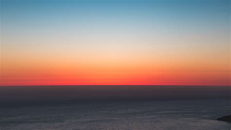 Download Wallpaper 3840x2160 Horizon Sea Sunset Sky 4k Uhd 169 Hd Background