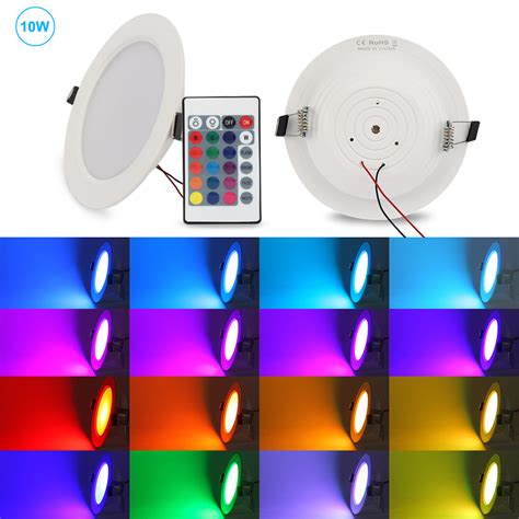 800 x 800 jpeg 104 кб. Dimmable LED Recessed Lighting 4 inch 10W Panel RGB Color ...