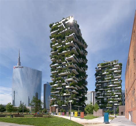 Vertical Forest Bosco Verticale Milan Italy 6675×6191 Building