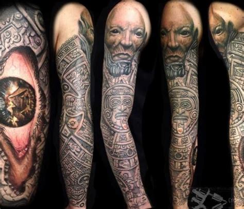 38 best sleeve tattoo template mayans images on pinterest arm tattoos sleeve tattoos and