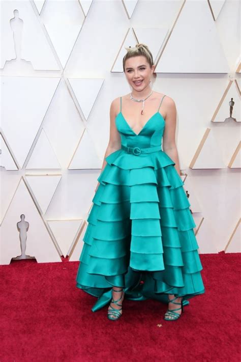 Florence Pugh Oscars 2020 Red Carpet Celebmafia