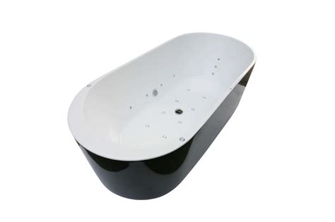 With a heated air pump, our jetted freestanding bathtubs recirculate water using pulse and wave cycles to ensure your bath is always comfortable and at your desired temperature. Colombo 1700mm x 800mm 20 Spa Jets Double Ended Black ...