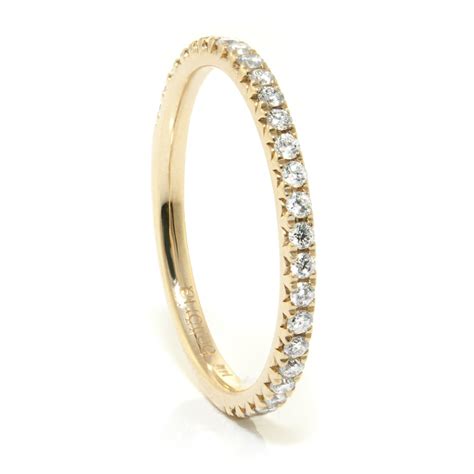 Ladies 14k Gold Diamond Wedding Band Rings