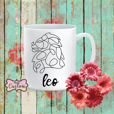 Leo Taza De Café Leo Mug Zodiac Leo Mug Gift Leo Gifts For - Etsy España