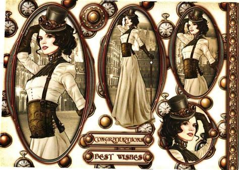 Debbi moore Designs | Steampunk cards, Steampunk printables, Vintage