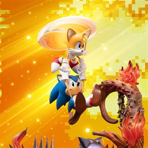 First 4 Figures Sonic And Tails Sonic The Hedgehog Statue By First 4 Figures
